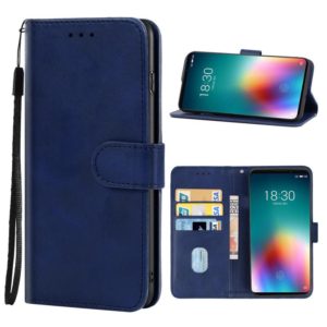 Leather Phone Case For Meizu 16T(Blue) (OEM)