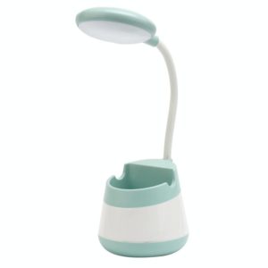 USB Charging LED Desk Light Eye Protection Lamp with Pen Holder and Phone Holder(CS276-1 Green) (OEM)