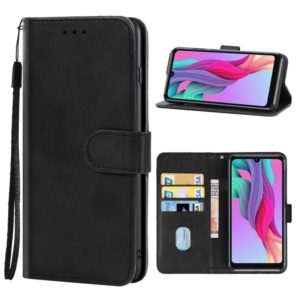 Leather Phone Case For ZTE Blade A5 (2020)(Black) (OEM)