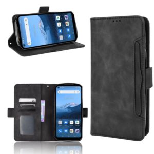 For Oukitel WP16 Skin Feel Calf Texture Card Slots Leather Phone Case(Black) (OEM)