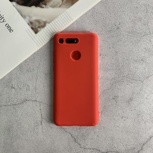 For Huawei Honor V20 Shockproof Frosted TPU Protective Case(Red) (OEM)