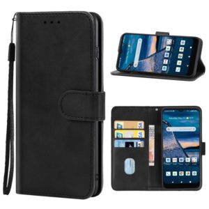 Leather Phone Case For Nokia C5 Endi(Black) (OEM)