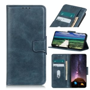 For Google Pixel 7 5G Mirren Crazy Horse Texture Leather Phone Case(Blue) (OEM)