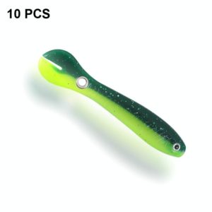 10 PCS Luya Bait Loach Bionic Bait Fishing Supplies, Specification: 2G / 6.7cm(Ink Green) (OEM)