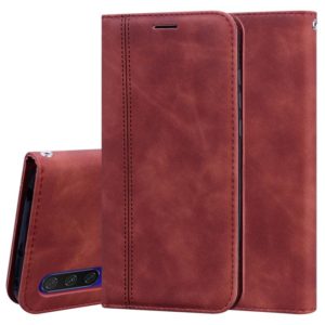 For Xiaomi Mi CC9 / A3 Lite / Mi 9 Lite Frosted Business Magnetic Horizontal Flip PU Leather Case with Holder & Card Slot & Lanyard(Brown) (OEM)