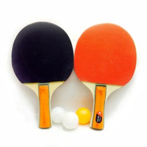 2 in 1 Thick Table Tennis Racket + Table Tennis Set (OEM)