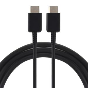 33W 6A USB-C / Type-C Male to USB-C / Type-C Male Fast Charging Data Cable for Samsung Galaxy Note 10, Cable Length: 1m (Black) (OEM)