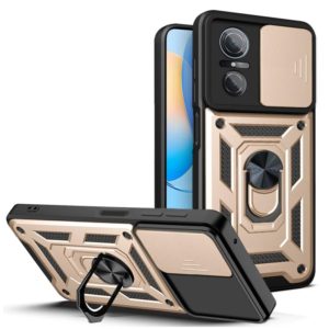 For Huawei nova 9 SE Sliding Camera Cover TPU + PC Phone Case(Gold) (OEM)