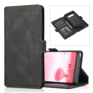 For Samsung Galaxy Note 8 Retro Magnetic Closing Clasp Horizontal Flip Leather Case with Holder & Card Slots & Photo Frame & Wallet(Black) (OEM)