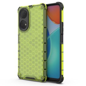 For Honor Play 30 Plus 5G Shockproof Honeycomb PC + TPU Phone Case(Green) (OEM)