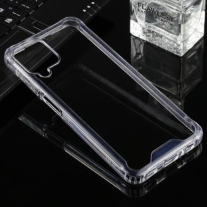 For Samsung Galaxy A22 4G Four-corner Shockproof Transparent TPU + PC Protective Case (OEM)