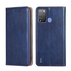 For Itel Vision 1 Pro Gloss Oil Solid Color Magnetic Leather Phone Case(Blue) (OEM)