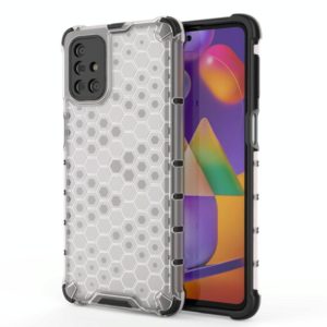 For Samsung Galaxy M31s Shockproof Honeycomb PC + TPU Protective Case(White) (OEM)