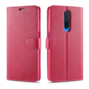 For Xiaomi Redmi K30 AZNS Sheepskin Texture Horizontal Flip Leather Case with Holder & Card Slots & Wallet(Red) (AZNS) (OEM)