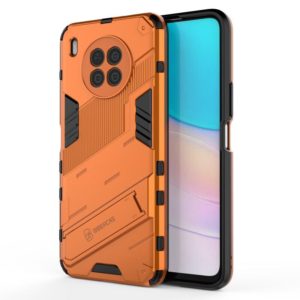 For Huawei nova 8i Foreign Version Punk Armor 2 in 1 PC + TPU Shockproof Case with Invisible Holder(Orange) (OEM)