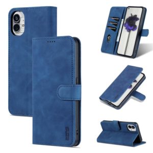 For Nothing Phone 1 AZNS Skin Feel Calf Texture Flip Leather Phone Case (Blue) (AZNS) (OEM)