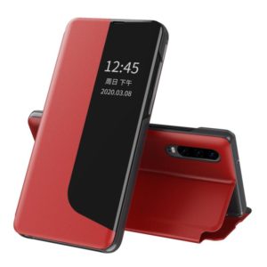 For Huawei P30 Attraction Flip Holder Leather Phone Case(Red) (OEM)