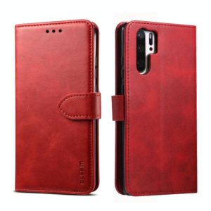 For Huawei P30 Pro GUSSIM Business Style Horizontal Flip Leather Case with Holder & Card Slots & Wallet(Red) (GUSSIM) (OEM)