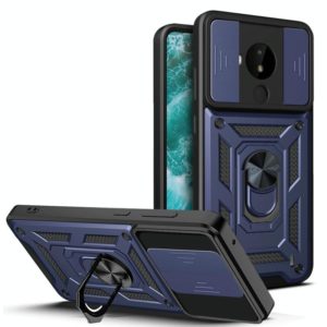For Nokia C30 Sliding Camera Cover Design TPU+PC Phone Case(Blue) (OEM)