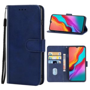 Leather Phone Case For Infinix Hot 8(Blue) (OEM)