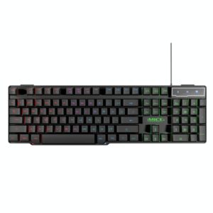 iMICE AK-600 Wired USB Floating Keycap Characters Glow Backlit Gaming Keyboard(Black) (iMICE) (OEM)