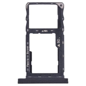 SIM Card Tray + Micro SD Card Tray for Lenovo Tab M10 FHD REL TB-X605LC X605 (Black) (OEM)