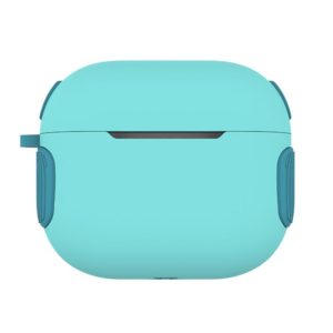 2 in 1 Matte Texture Contrast Color PC + TPU Earphone Case For AirPods 3(Mint Green) (OEM)