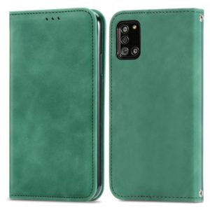 For Samsung Galaxy A32 5G Retro Skin Feel Business Magnetic Horizontal Flip Leather Case with Holder & Card Slots & Wallet & Photo Frame(Green) (OEM)