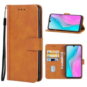 Leather Phone Case For Infinix Note 11(Brown) (OEM)