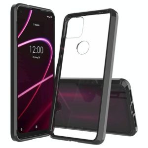 For T-mobile Revvl 5G Scratchproof TPU + Acrylic Protective Case(Black) (OEM)