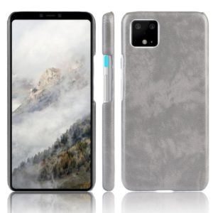 Shockproof Litchi Texture PC + PU Case For Google Pixel 4 XL(Gray) (OEM)