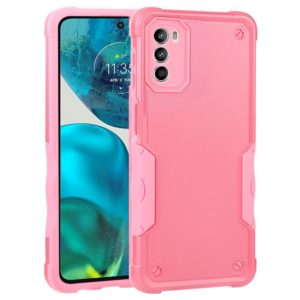 For Motorola Moto G52 Non-slip Armor Phone Case(Pink) (OEM)