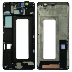 For Galaxy A8 Star / A9 Star / G8850 Front Housing LCD Frame Bezel Plate (Black) (OEM)