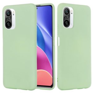 For Xiaomi Redmi K40 / K40 Pro Solid Color Liquid Silicone Dropproof Full Coverage Protective Case(Green) (OEM)