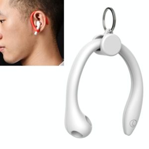 For AirPods 1 / 2 / AirPods Pro / Huawei FreeBuds 3 Wireless Earphones Silicone Anti-lost Lanyard Ear Hook(Silver) (OEM)