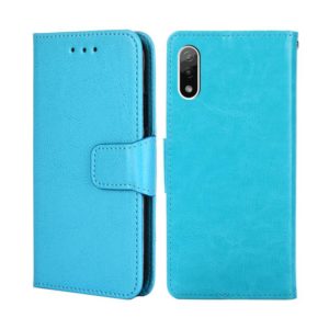 For Sony Xperia ACE II Crystal Texture Leather Phone Case(Light Blue) (OEM)
