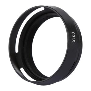 49mm Metal Vented Lens Hood for Fujifilm X100(Black) (OEM)