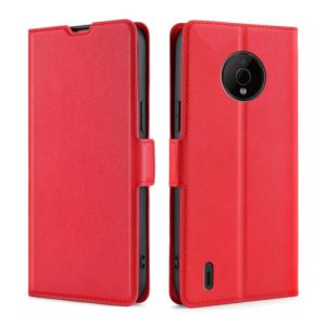 For Nokia C200 Ultra-thin Voltage Side Buckle Horizontal Flip Leather Phone Case(Red) (OEM)