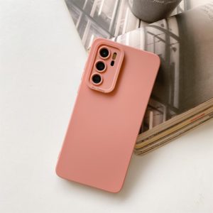 For Huawei Nova 7 5G Straight Side Liquid Silicone Phone Case(Pink) (OEM)