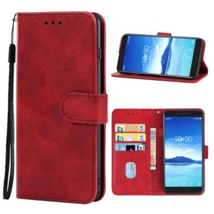 Leather Phone Case For Alcatel 7(Red) (OEM)