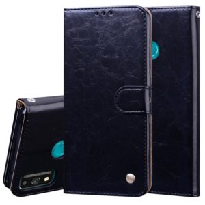 For Huawei Honor 9X Lite Business Style Oil Wax Texture Horizontal Flip Leather Case with Holder & Card Slots & Wallet(Black) (OEM)