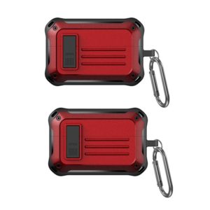 2pcs Bluetooth Earphone Storage Dust Cover For Sony WF-1000XM4(Red) (OEM)