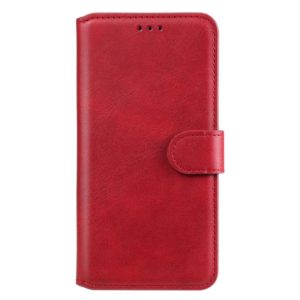 For Xiaomi Redmi 9 Classic Calf Texture PU + TPU Horizontal Flip Leather Case, with Holder & Card Slots & Wallet(Red) (OEM)