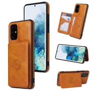 For Huawei P40 Pro Calf Texture Magnetic Phone Case(Brown) (OEM)