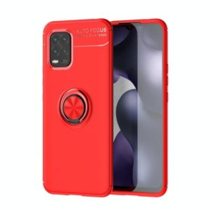 For Xiaomi Mi 10 Lenuo Shockproof TPU Protective Case with Invisible Holder(Red) (lenuo) (OEM)