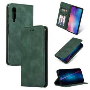 Retro Skin Feel Business Magnetic Horizontal Flip Leather Case for Xiaomi 9(Army Green) (lenuo) (OEM)