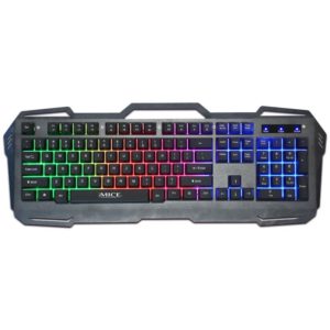iMICE AK-400 USB Interface 104 Keys Wired Colorful Backlight Gaming Keyboard for Computer PC Laptop(Black) (iMICE) (OEM)