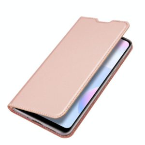 For Xiaomi Redmi 9A DUX DUCIS Skin Pro Series Horizontal Flip PU + TPU Leather Case, with Holder & Card Slots(Rose Gold) (DUX DUCIS) (OEM)