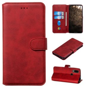 For Motorola MOTO G8 / P40 Power / One Action Classic Calf Texture Horizontal Flip PU Leather Case, with Holder & Card Slots & Wallet(Red) (OEM)