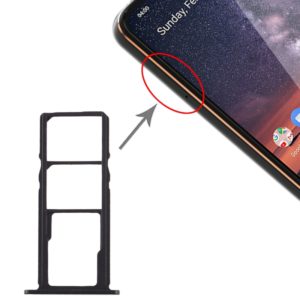 SIM Card Tray + SIM Card Tray + Micro SD Card Tray for Nokia 3.2 TA-1156 TA-1159 TA-1164 (Black) (OEM)